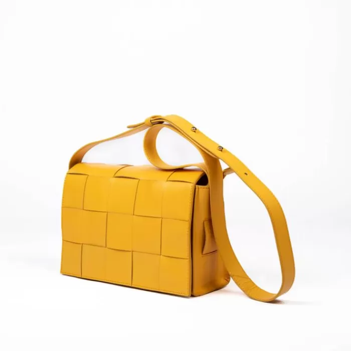 ALÉO Handbags-Aleo Matchbox Shoulder Bag Pineapple