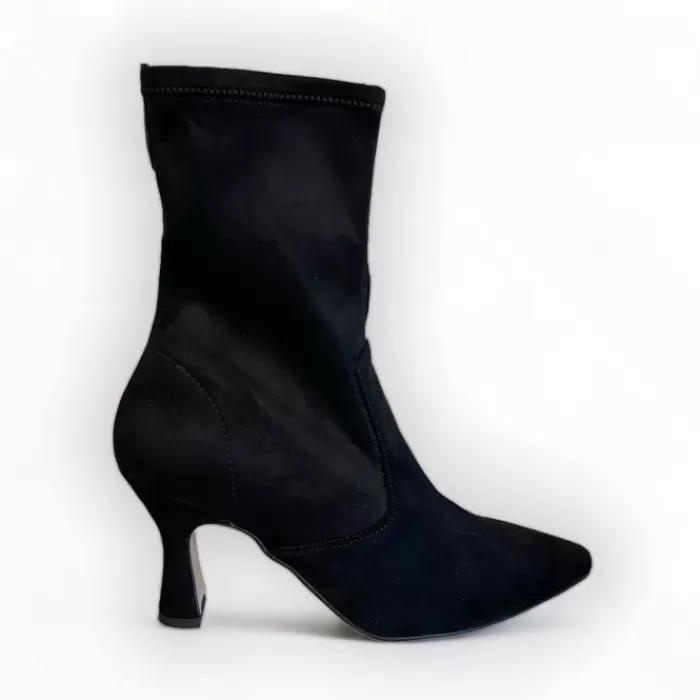 DChicas Ankle Boots- Strech Sock Boot Black