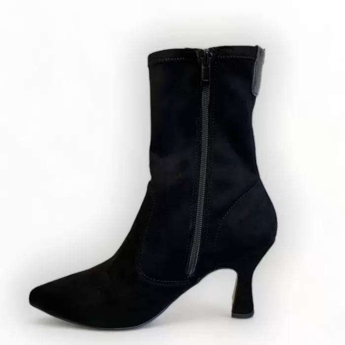 DChicas Ankle Boots- Strech Sock Boot Black