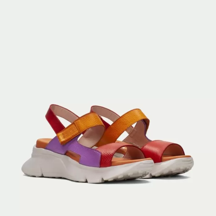 Hispanitas Sandals- Jamaica Scarlett/Orange Sandal