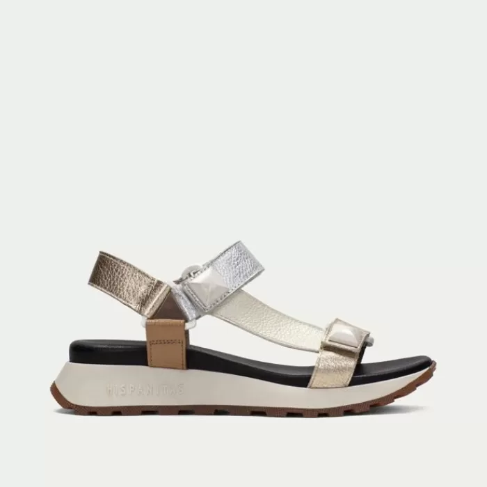 Hispanitas Sandals- Maui Gold & Silver Sandals