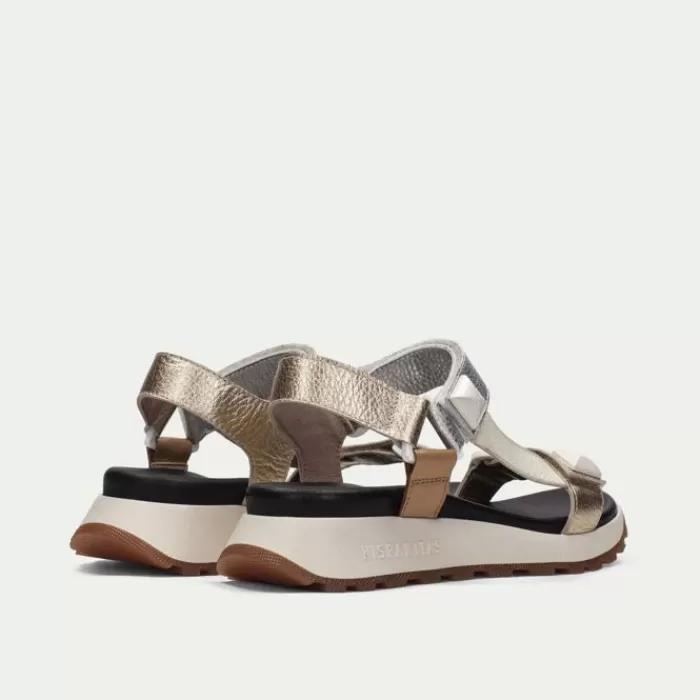 Hispanitas Sandals- Maui Gold & Silver Sandals