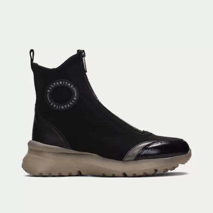 Hispanitas Ankle Boots- Polinesia Sporty Ankle Boot Black