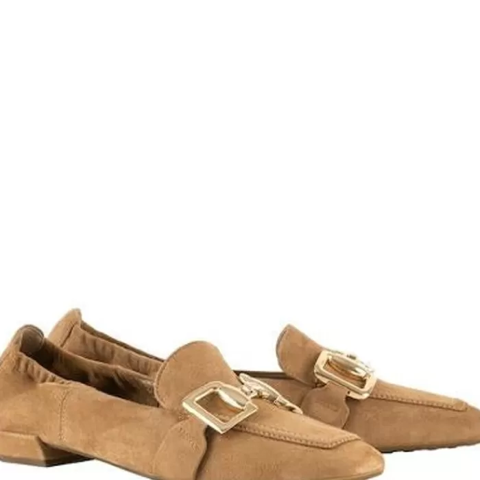 Hogl Flats- Amino Toffee Loafer Toffee Suede