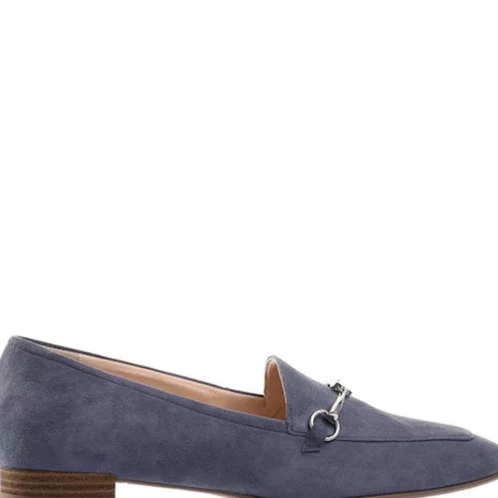 Hogl Flats- Close Suede Loafer Blue