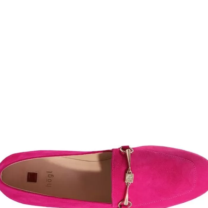 Hogl Flats- Close Suede Loafer Pink