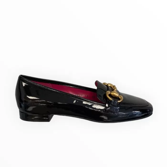 Le Babe Flats- Black Patent Loafer