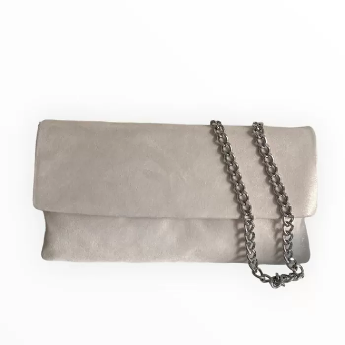 Le Babe Handbags- Luce Silver Bag Argento (Silver)