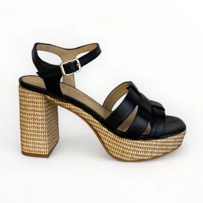 LODI Sandals- Black Platform Sandal