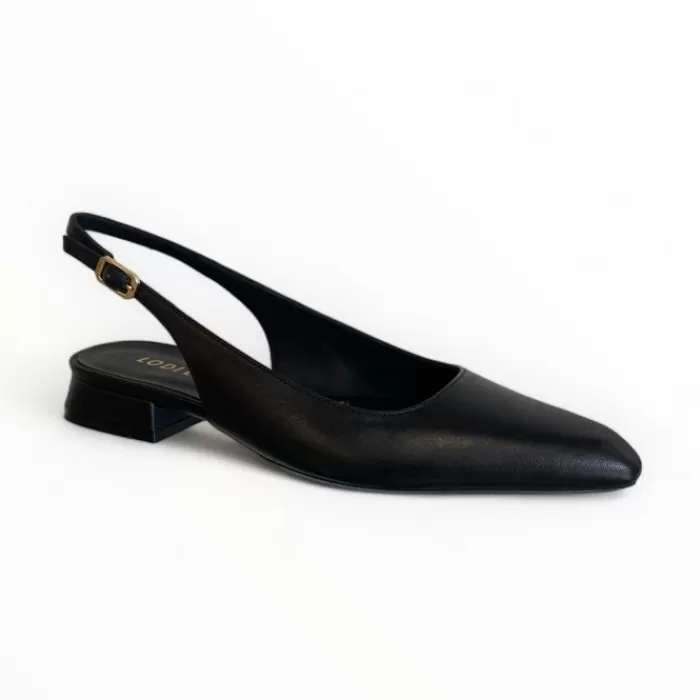 LODI Flats- Bro4880 Vegas Black Slingback