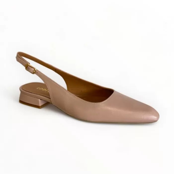 LODI Flats- Bro4880 Vegas Nude Slingback