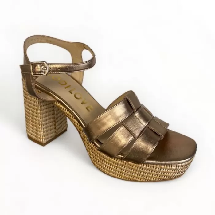 LODI Sandals- Bronze Platform Sandal