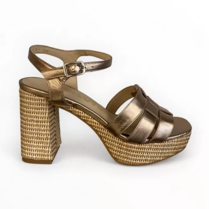 LODI Sandals- Bronze Platform Sandal