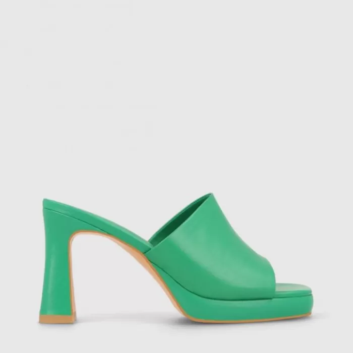 LODI High Heels- Genia Mule In Green