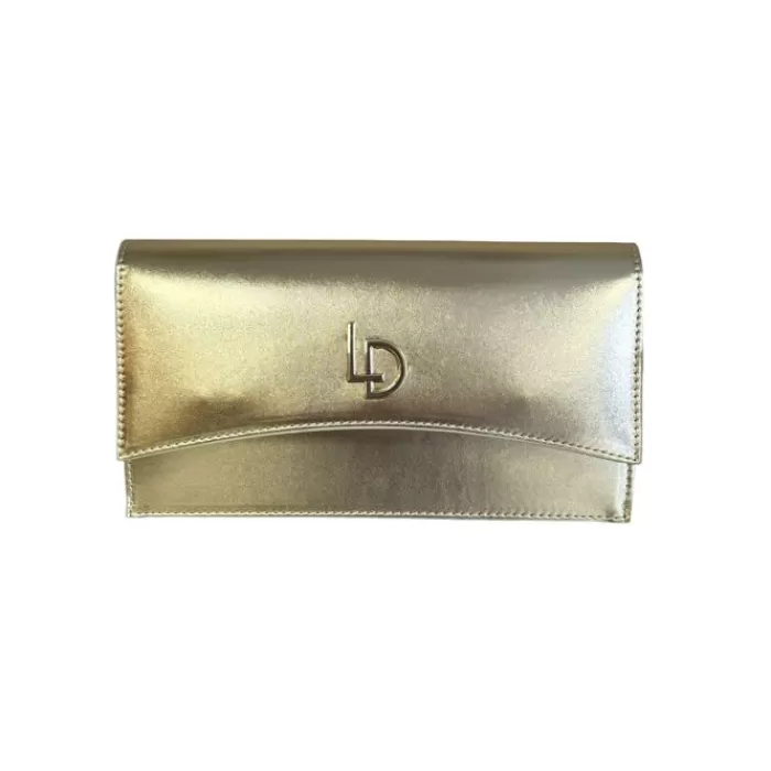 LODI Handbags- Gold Clutch Bag