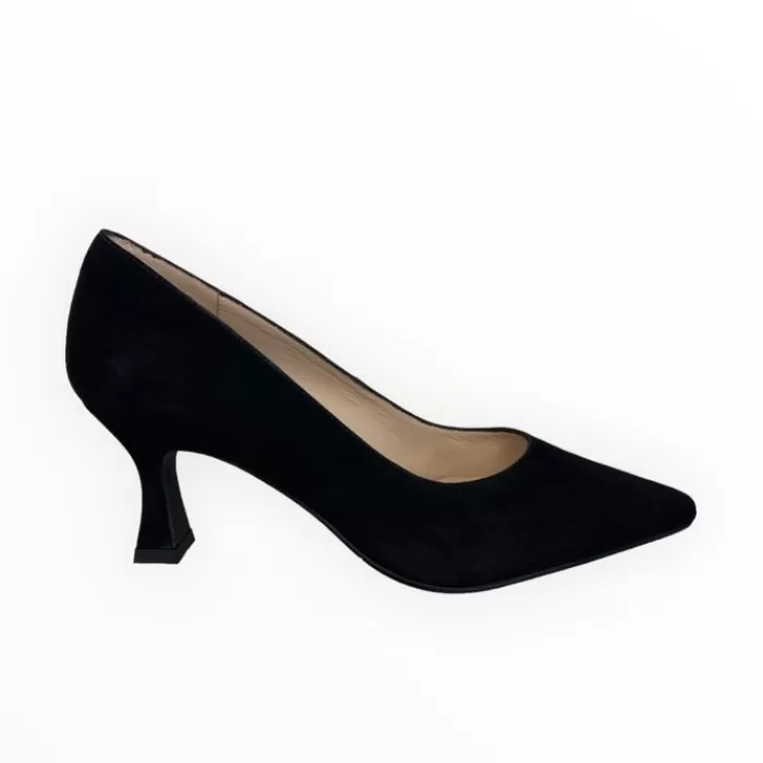 LODI High Heels- Jona Suede Shoe Black