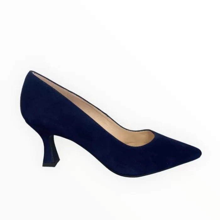 LODI High Heels- Jona Suede Shoe Navy