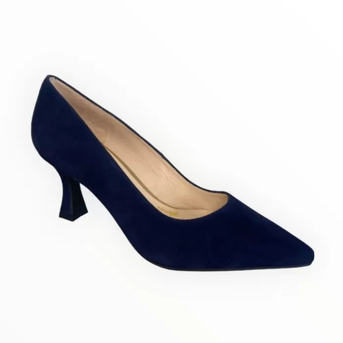 LODI High Heels- Jona Suede Shoe Navy