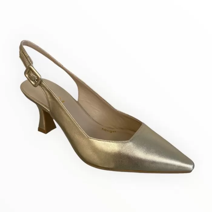 LODI High Heels- Juco Slingback Gold