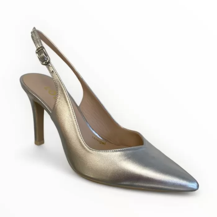 LODI High Heels- Raian-Tp Slingback Silver