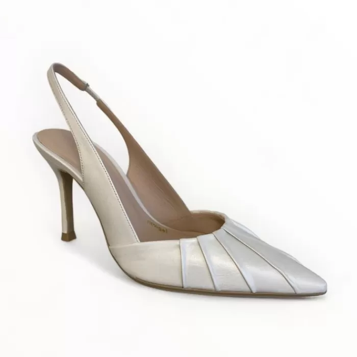 LODI High Heels- Safine Slingback Ivory