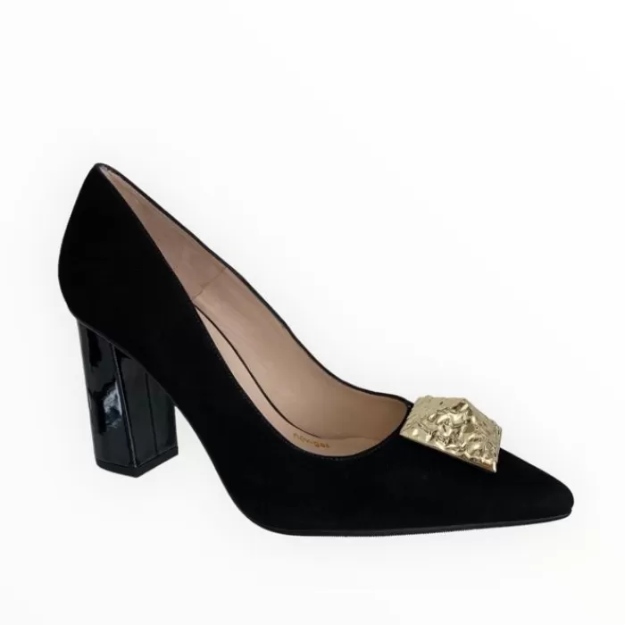 LODI High Heels- Senia Suede Shoe Black