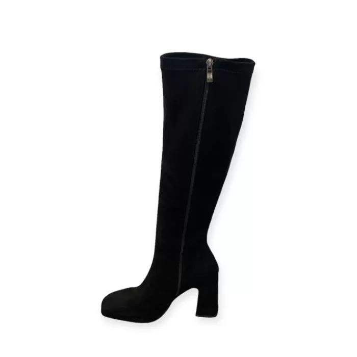 LODI Knee High Boots- Suede Knee High Boot Black