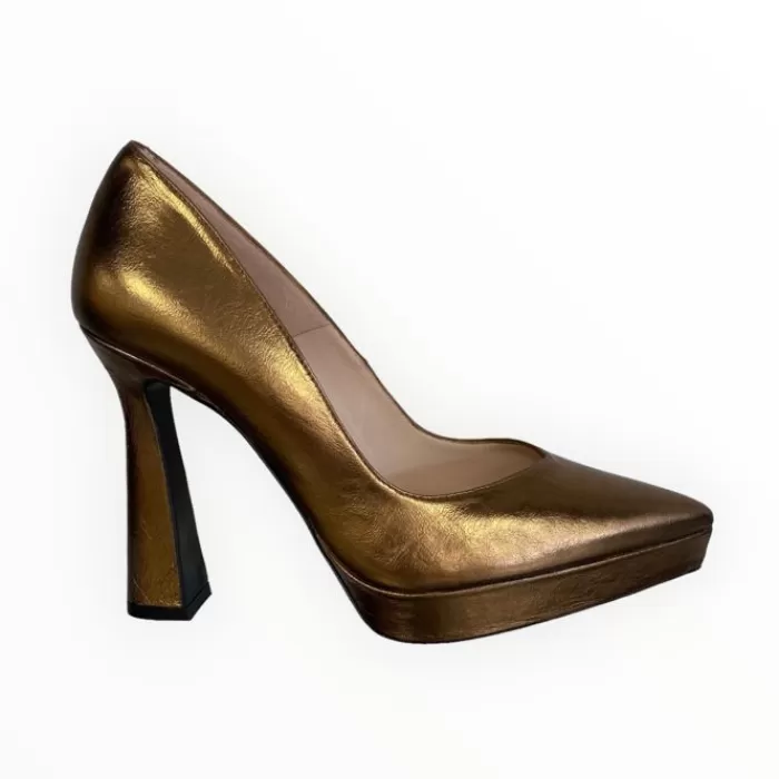 LODI High Heels- Wanis Bronze Platform Shoe