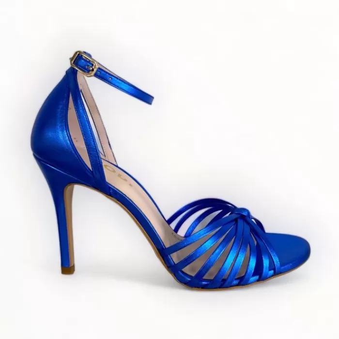 LODI Sandals- Yisis Cosmos Lazuli Blue Metallic