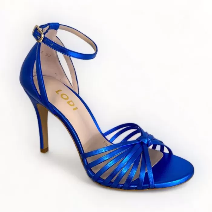 LODI Sandals- Yisis Cosmos Lazuli Blue Metallic