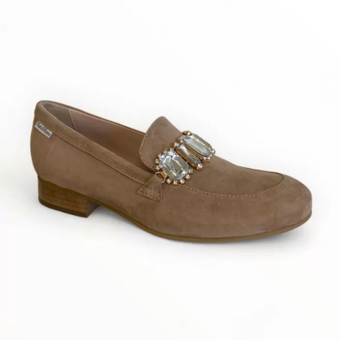 Marco Moreo Flats- Almond Suede Loafer