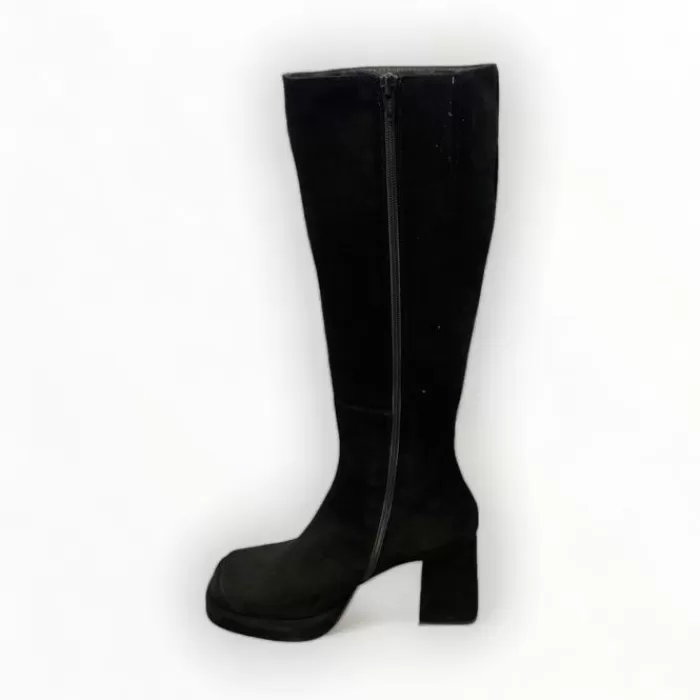 Marco Moreo Knee High Boots- Geneva Knee High Suede Boot