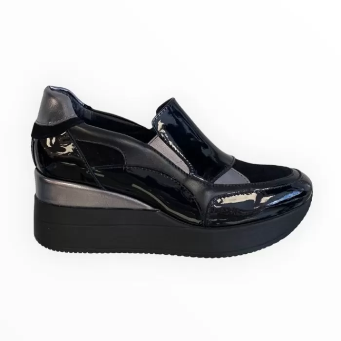 Marco Moreo Wedges- Gianni Mover Black