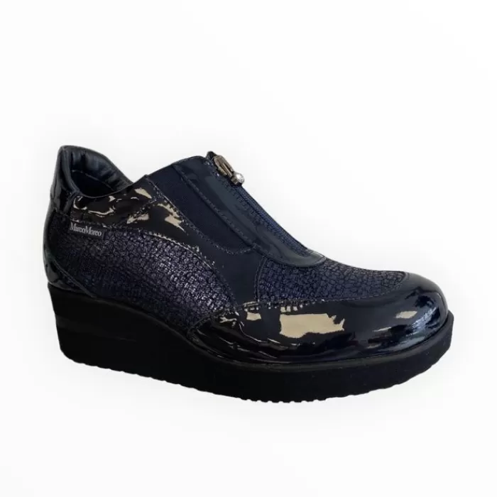 Marco Moreo Wedges- Lola Wedge Mover Navy