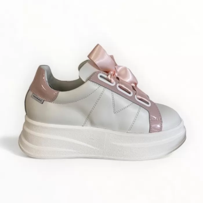 Marco Moreo Trainers- White And Pink Trainer