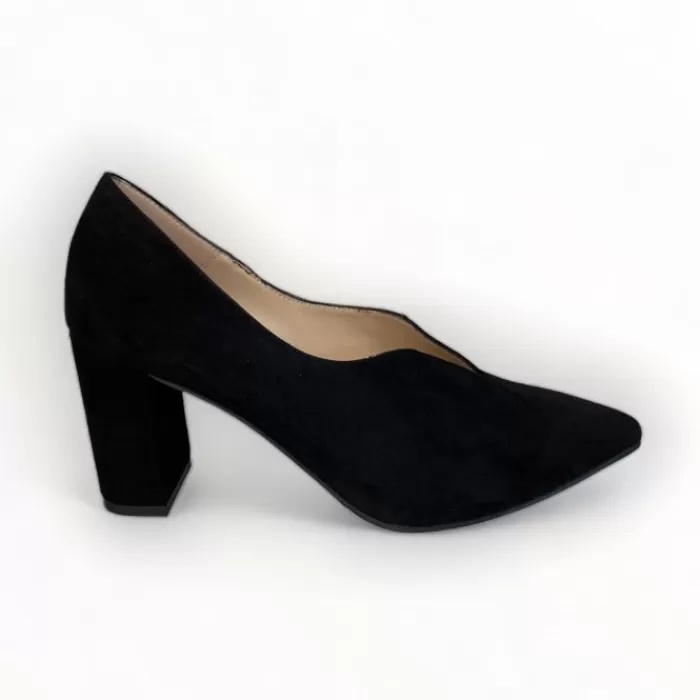 Marian High Heels- Black Suede Shoe