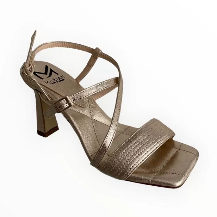 Marian Sandals- Champagne Gold Sandal