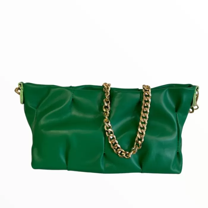 Marian Handbags- Green Clutch Bag