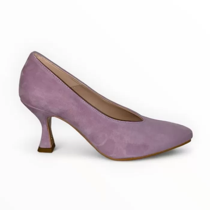 Marian High Heels- Lilac Suede Shoe