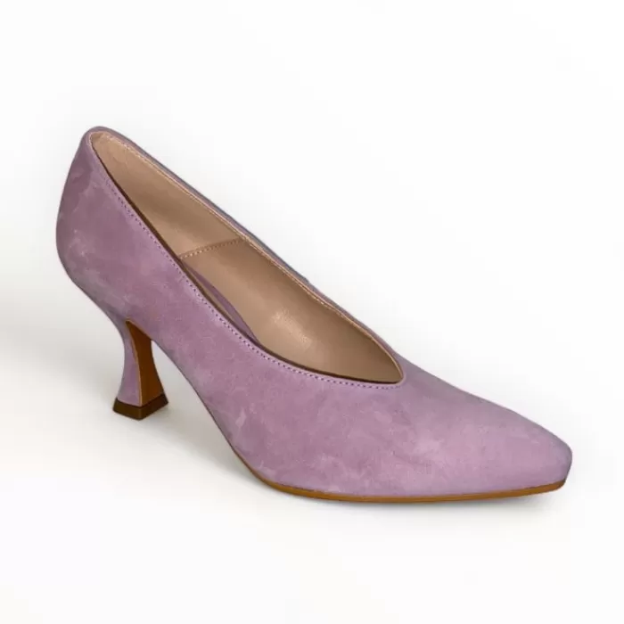 Marian High Heels- Lilac Suede Shoe