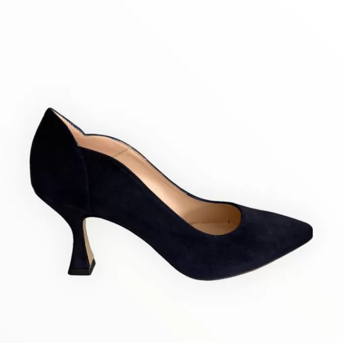 Marian High Heels- Navy Suede Shoe