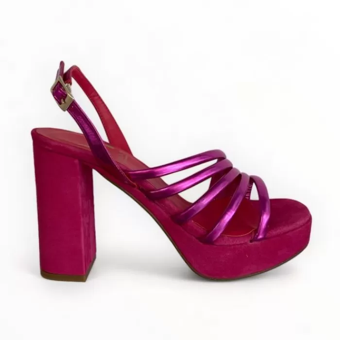 Marian Sandals- Pink Metallic Sandal