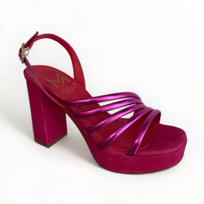 Marian Sandals- Pink Metallic Sandal