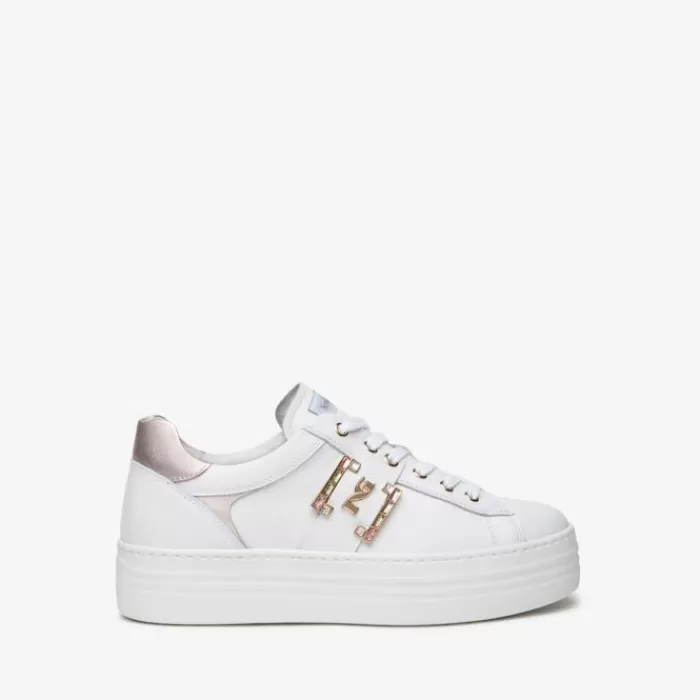 NeroGiardini Trainers- Leather Trainer White