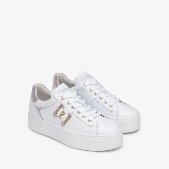 NeroGiardini Trainers- Leather Trainer White