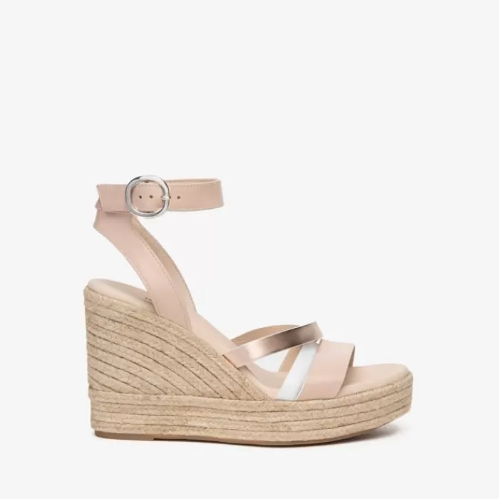 NeroGiardini Sandals- Nude Espadrille Sandal