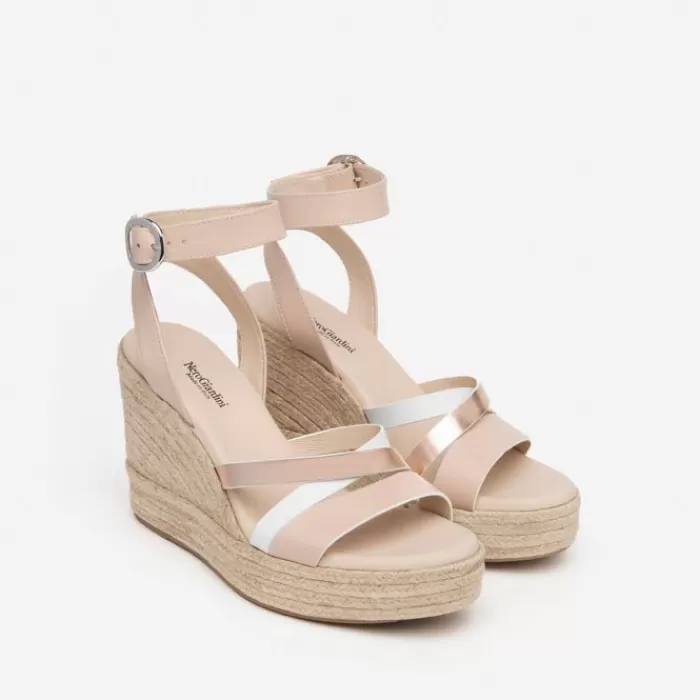 NeroGiardini Sandals- Nude Espadrille Sandal