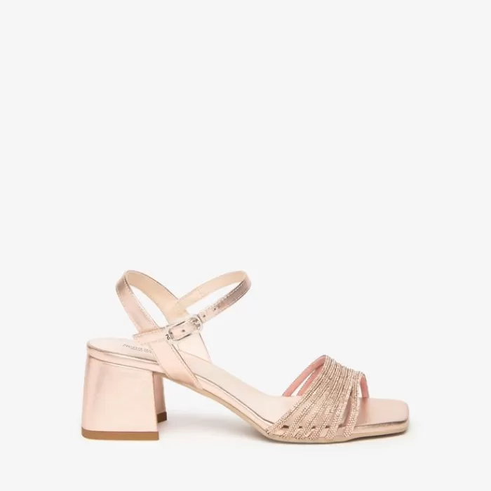 NeroGiardini Sandals- Rose Gold Sandal