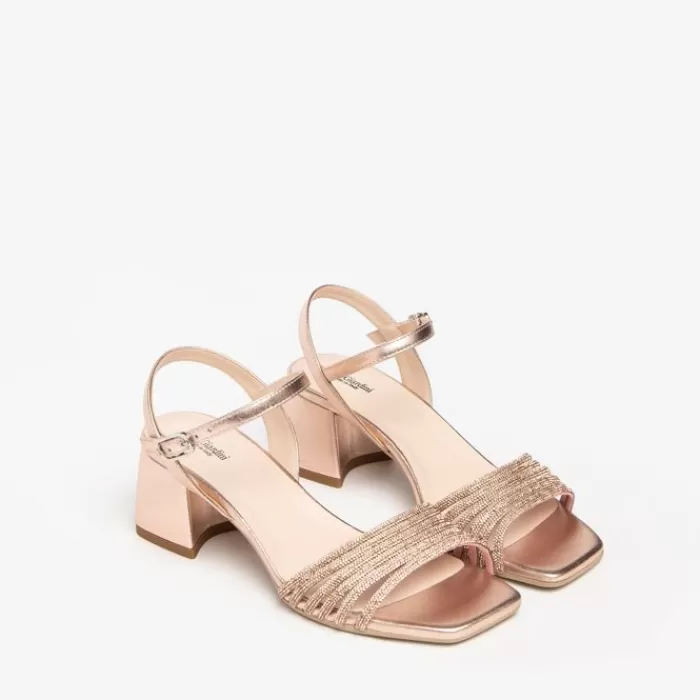 NeroGiardini Sandals- Rose Gold Sandal