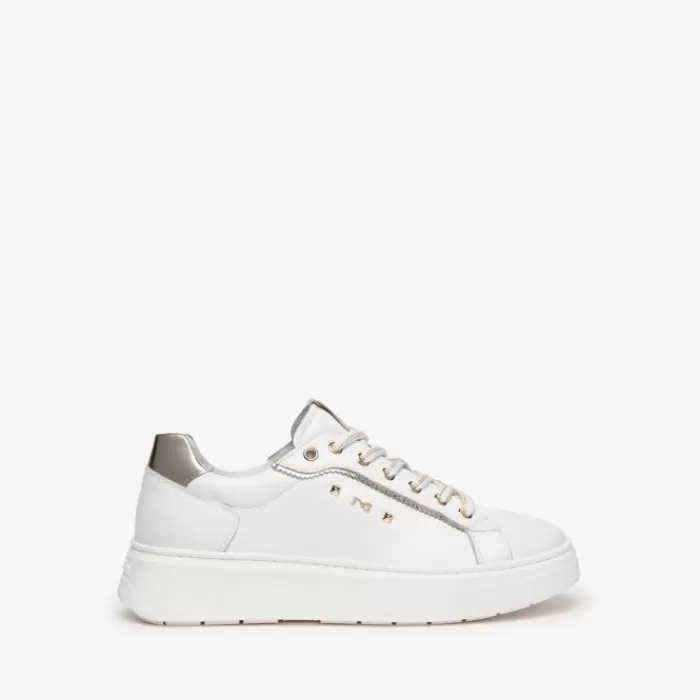 NeroGiardini Trainers- White Leather Trainer